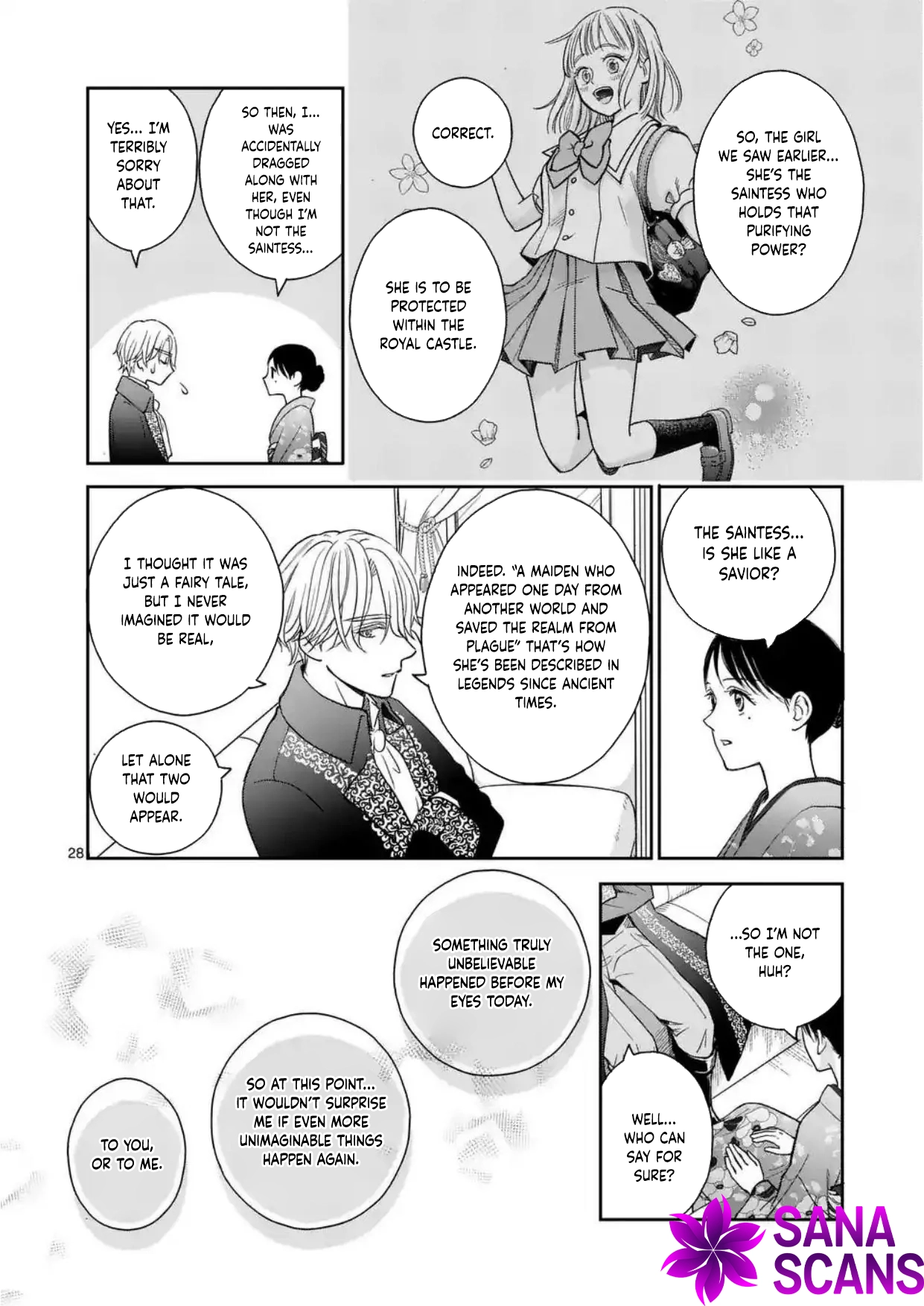 Got summoned to another world by accident, so I’ll just make Japanese sweets. Chapter 1 Page 28